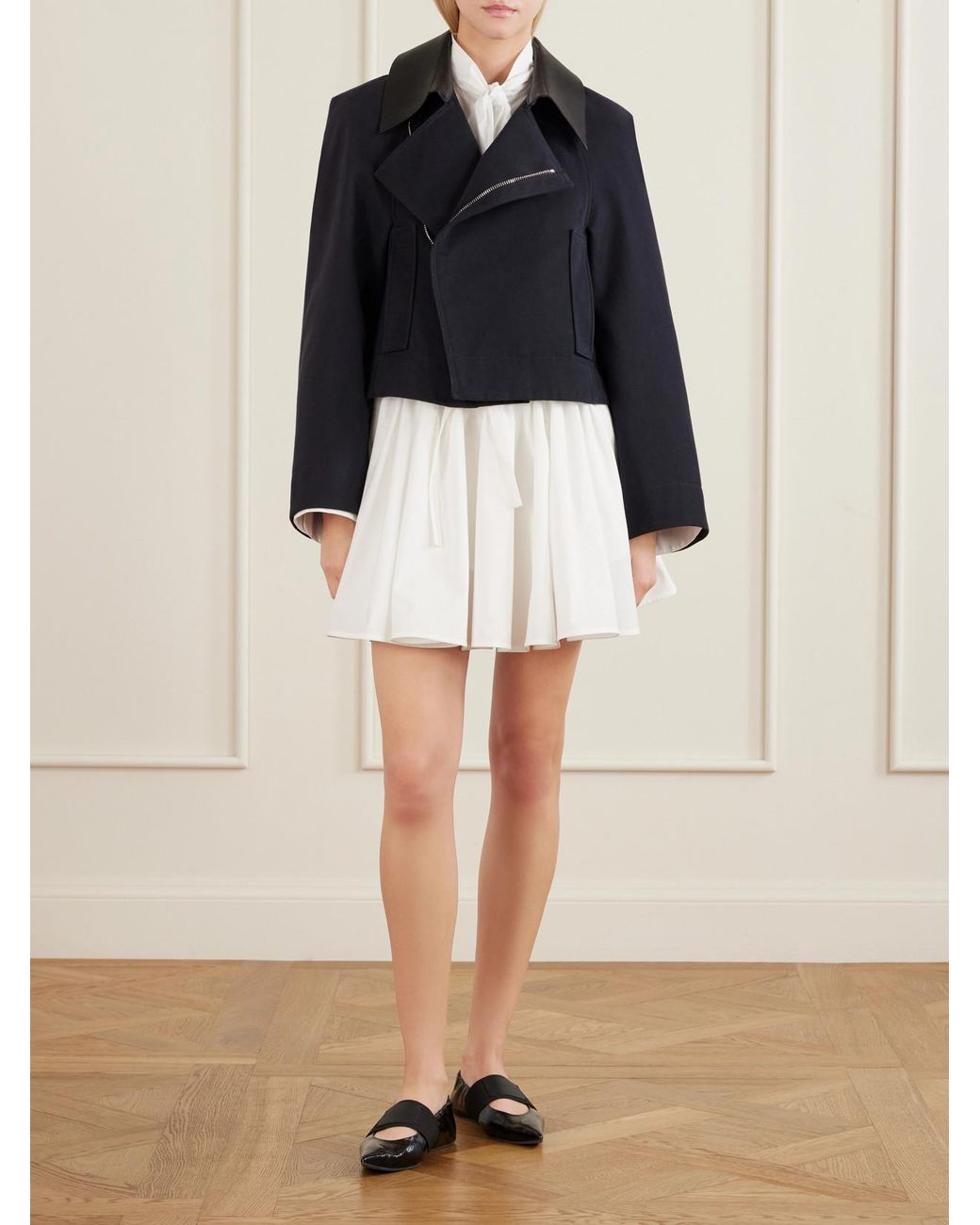 Givenchy Blue Cotton And Wool-Blend Gabardine Jacket