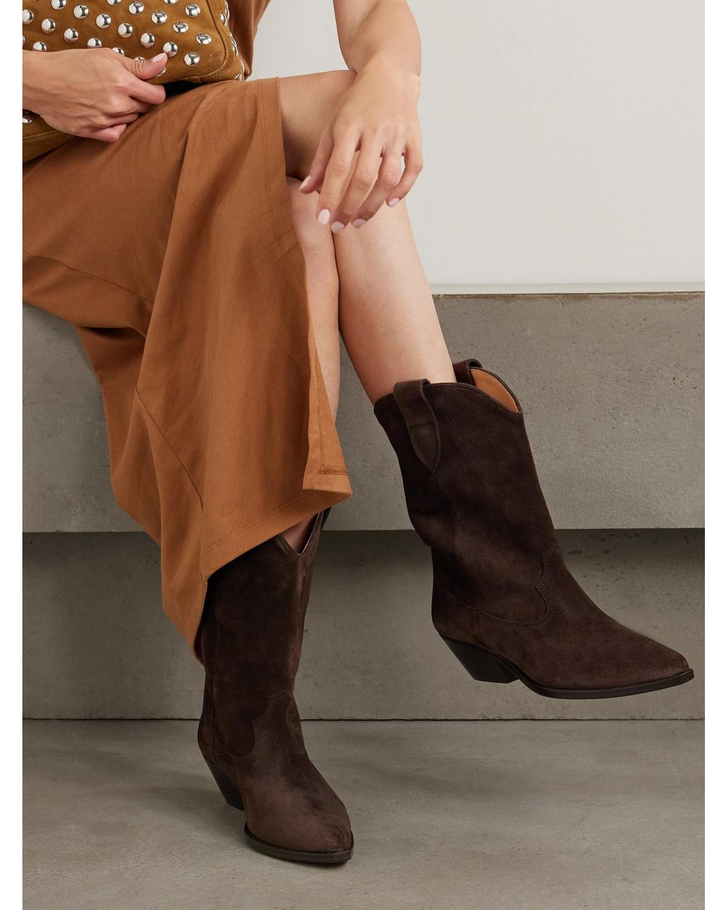Isabel Marant Brown Duerto Suede Boots
