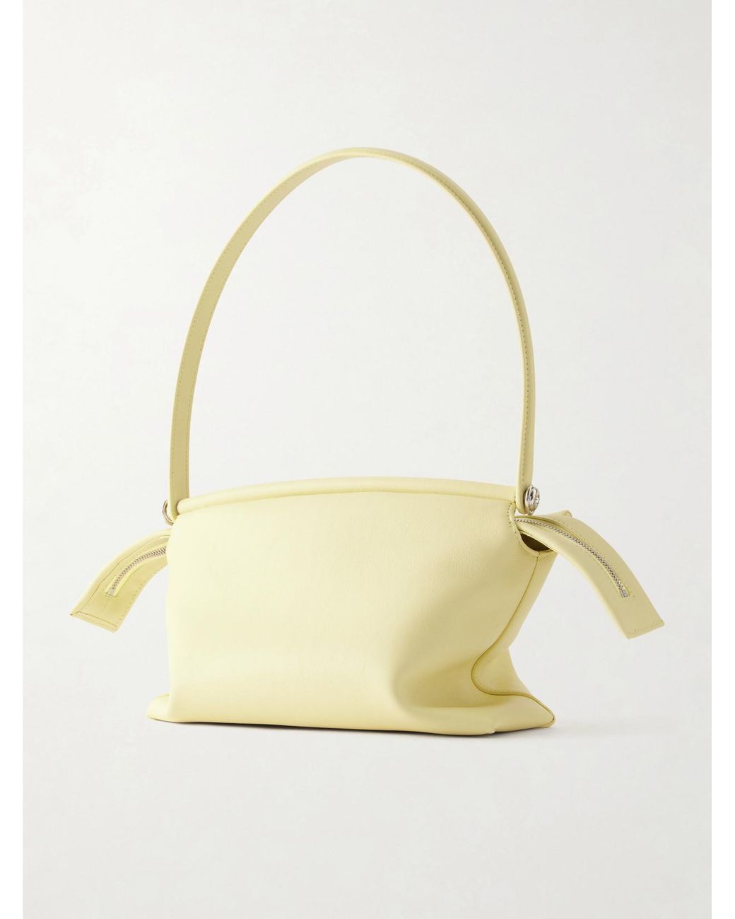 Loewe Yellow Whisker Leather Shoulder Bag
