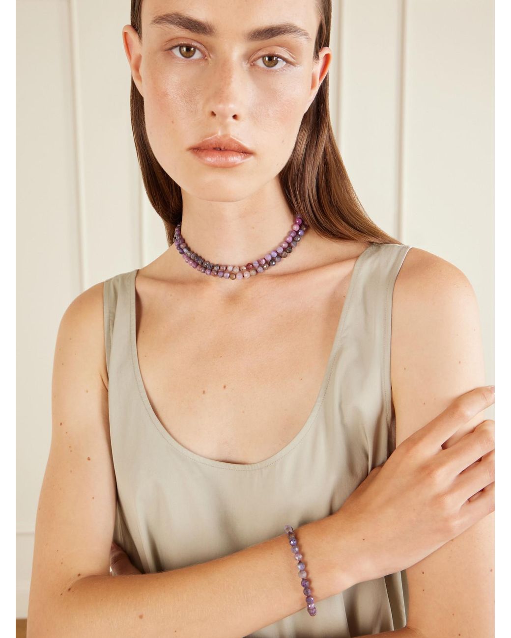 JIA JIA Natural 14-Karat Ruby Bracelet