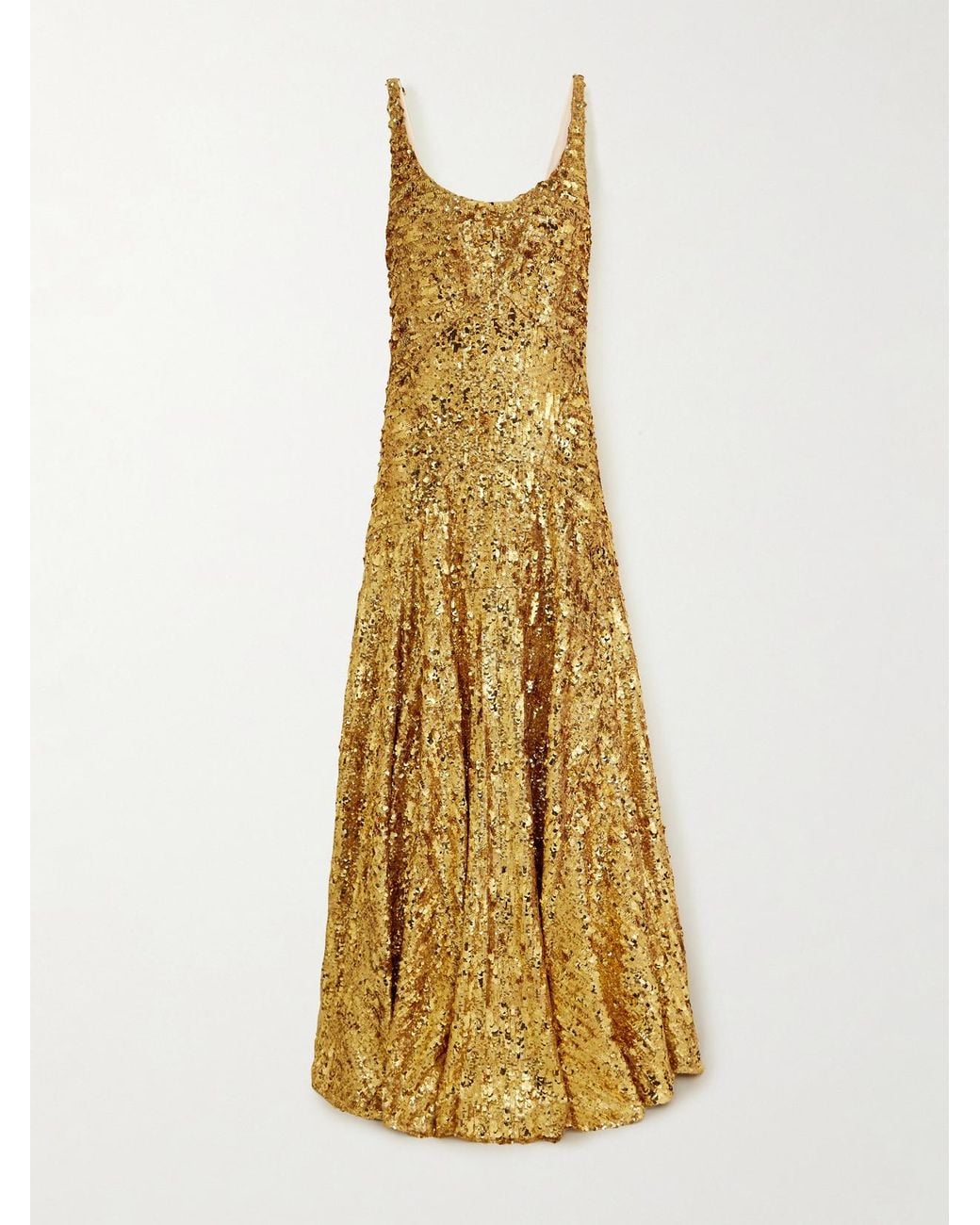 knee length dresses for ladies The iconic gold Sparkle disc dress  Rabanne