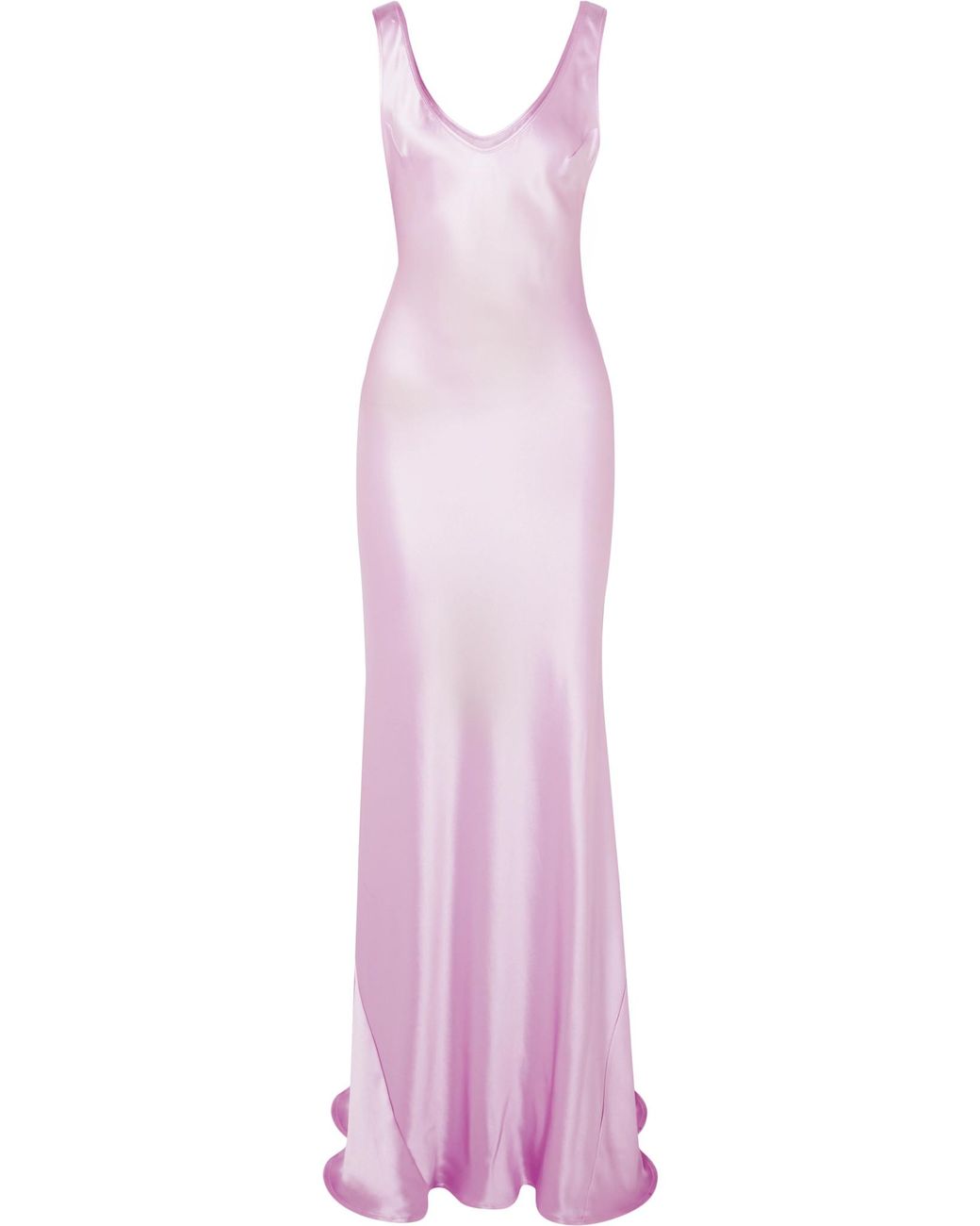 Galvan London Valetta Silk-satin Maxi Dress in Purple | Lyst
