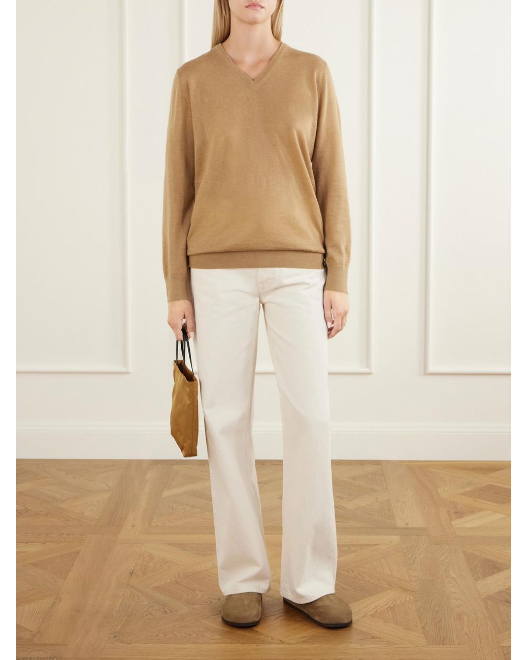 Allude Natural Cashmere Sweater