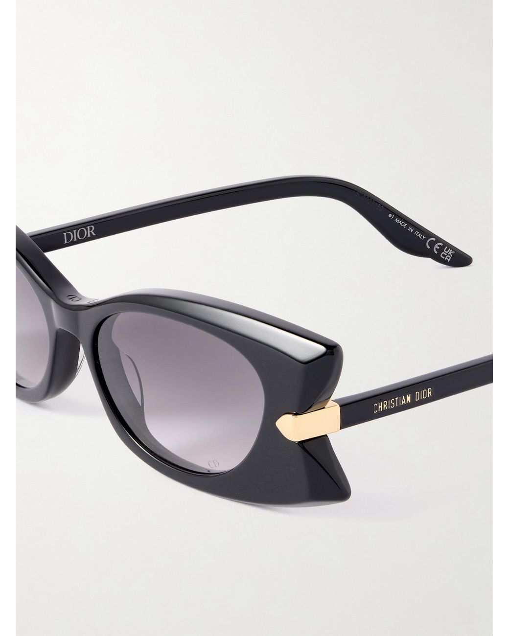Dior Diorbutterfly S2I Cat-Eye Acetate Sunglasses in Black | Lyst