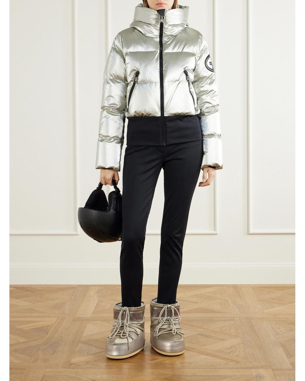Goldbergh Gray Bombardino Hooded Ski Jacket