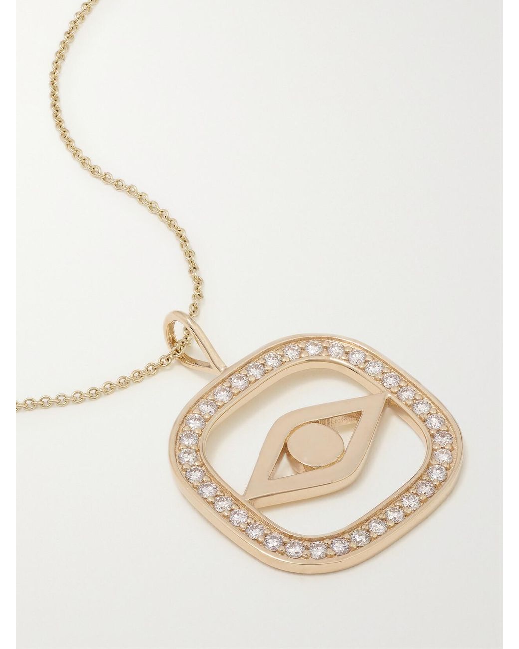 Sydney Evan Natural 14-Karat Diamond Necklace