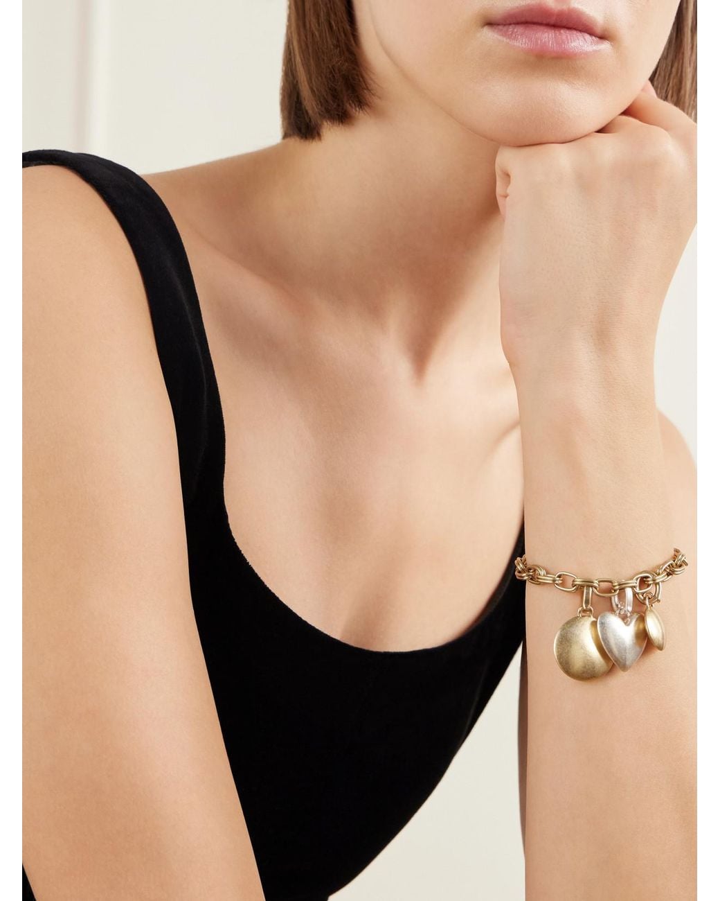 Roxanne Assoulin Natural The Token And-Tone Bracelet