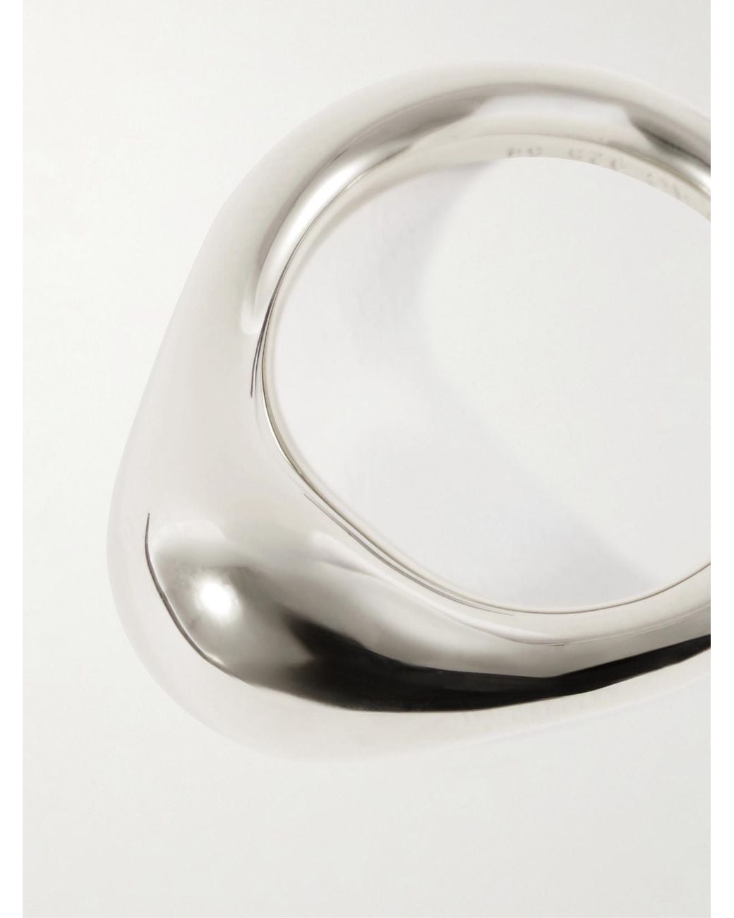 LIE STUDIO White The Chloe Sterling Ring