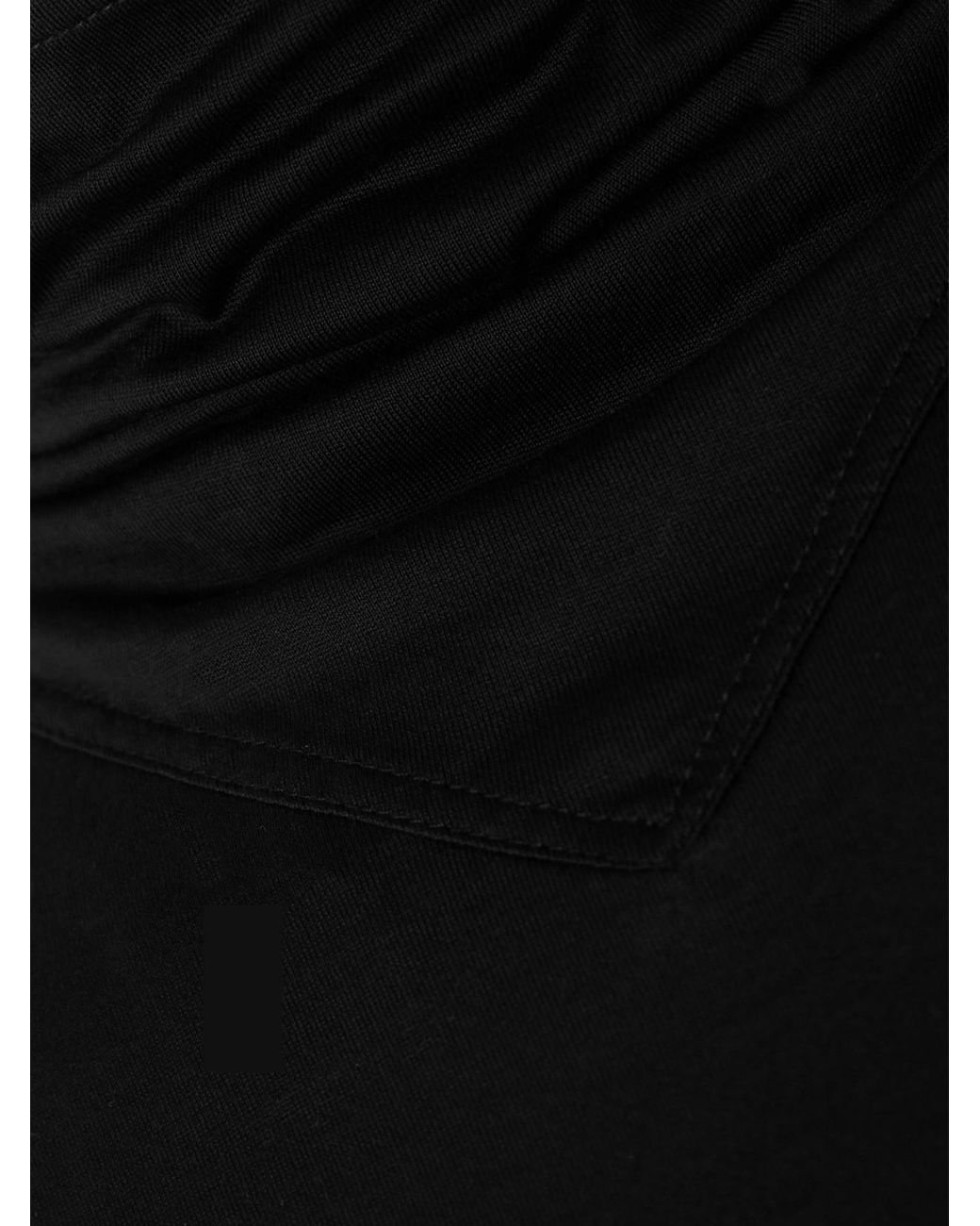 Lemaire Black Scarf-Detailed Oversized Organic Cotton-Jersey T-Shirt