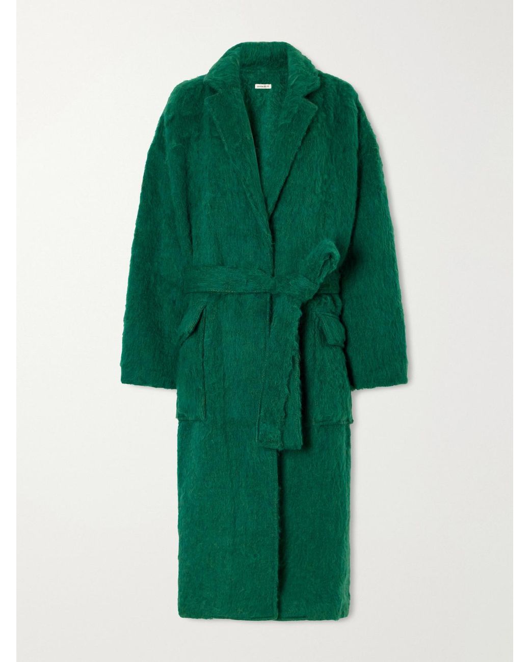 Marrakshi Life Green The Blanket Brushed Woven Coat