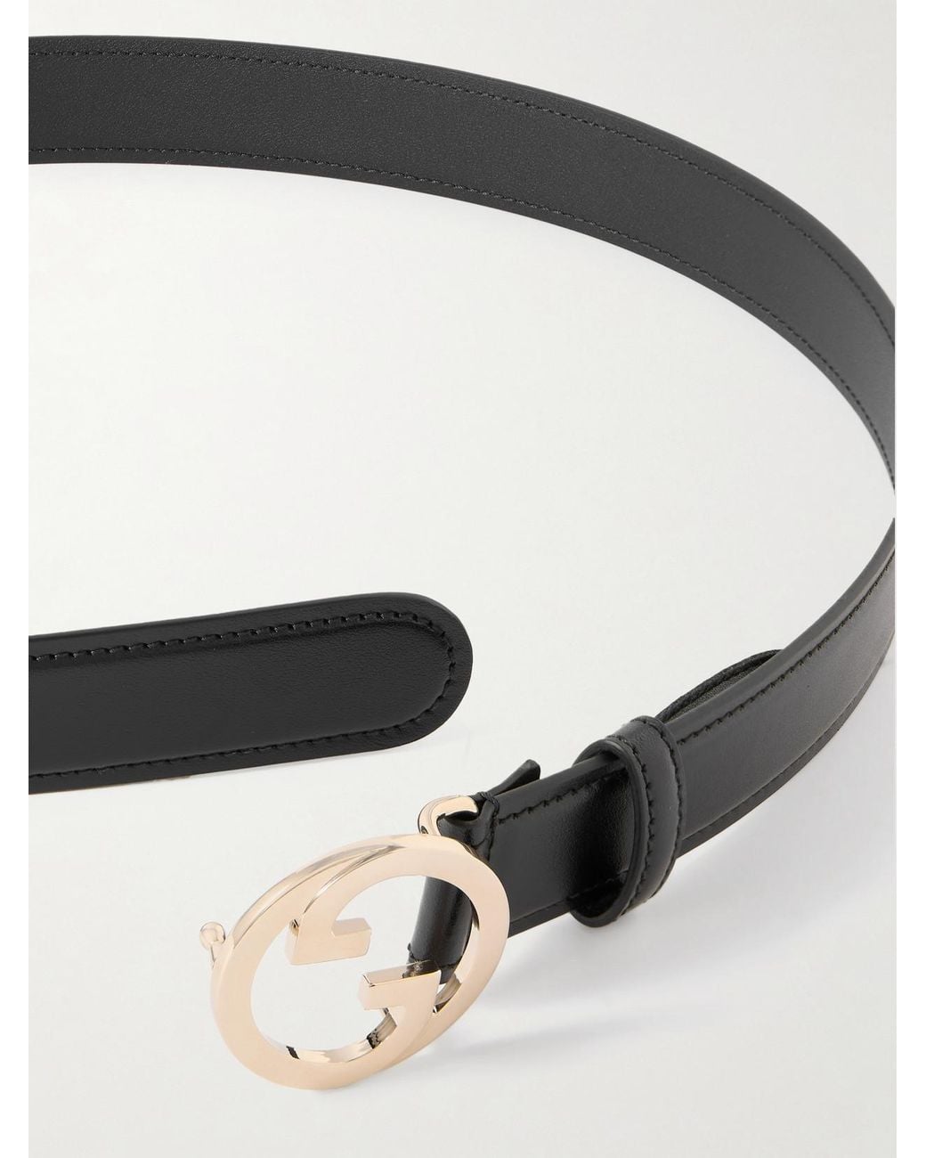 Gucci Black Blondie Leather Belt