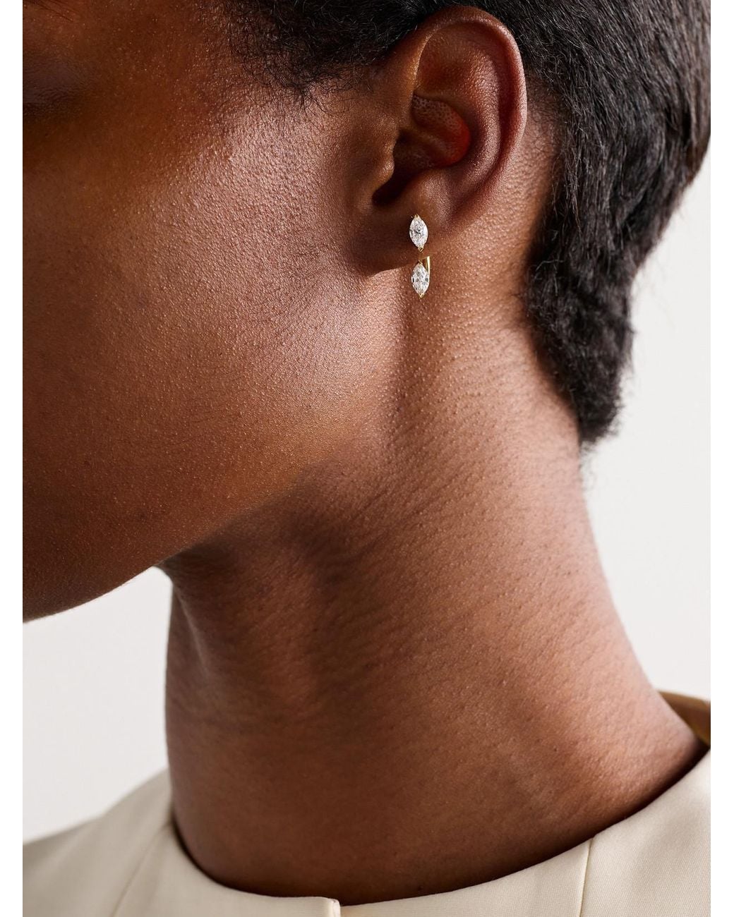 Anita Ko Natural Orbit 18-Karat Diamond Single Earring