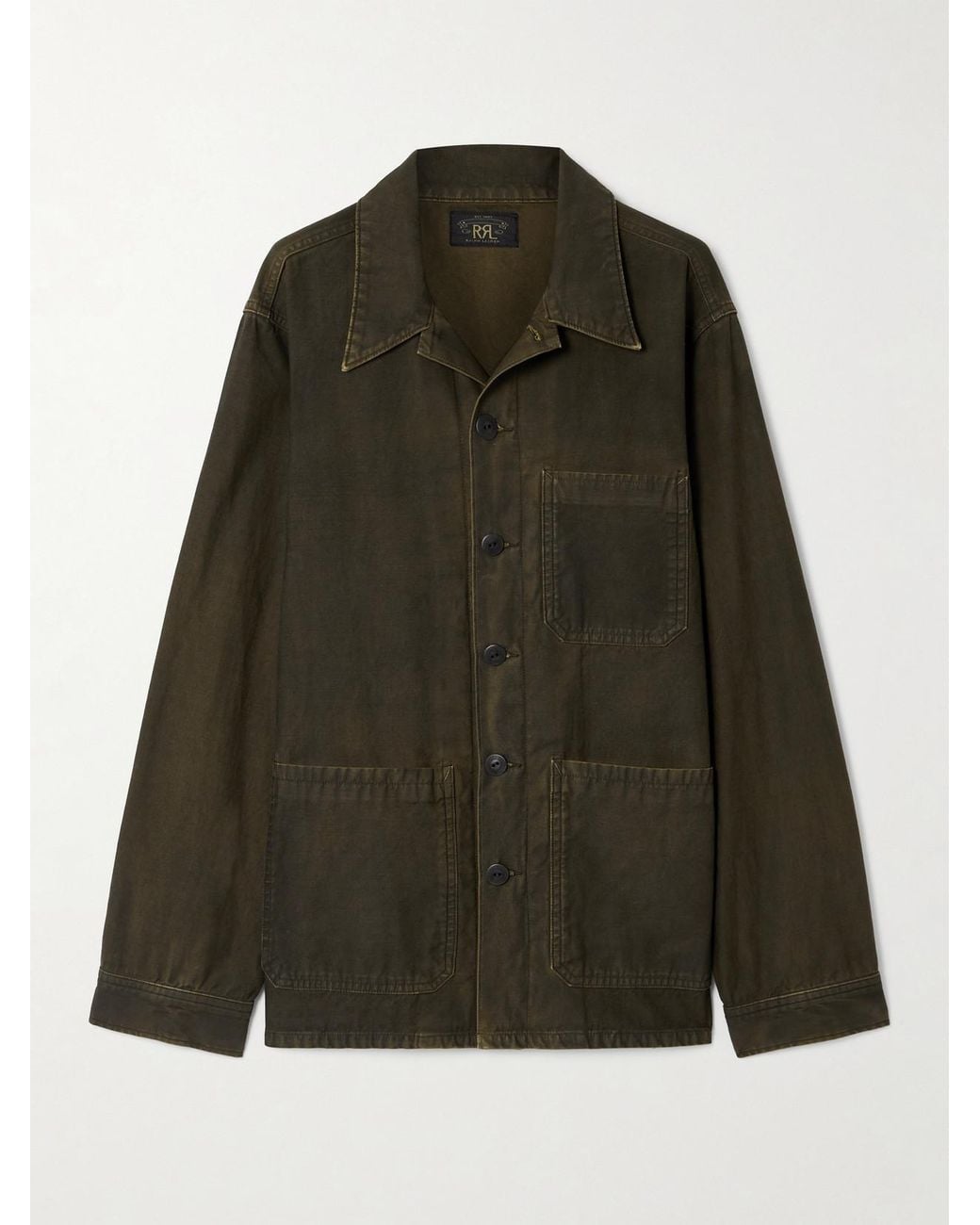 RRL Green Asher Cotton-Canvas Jacket