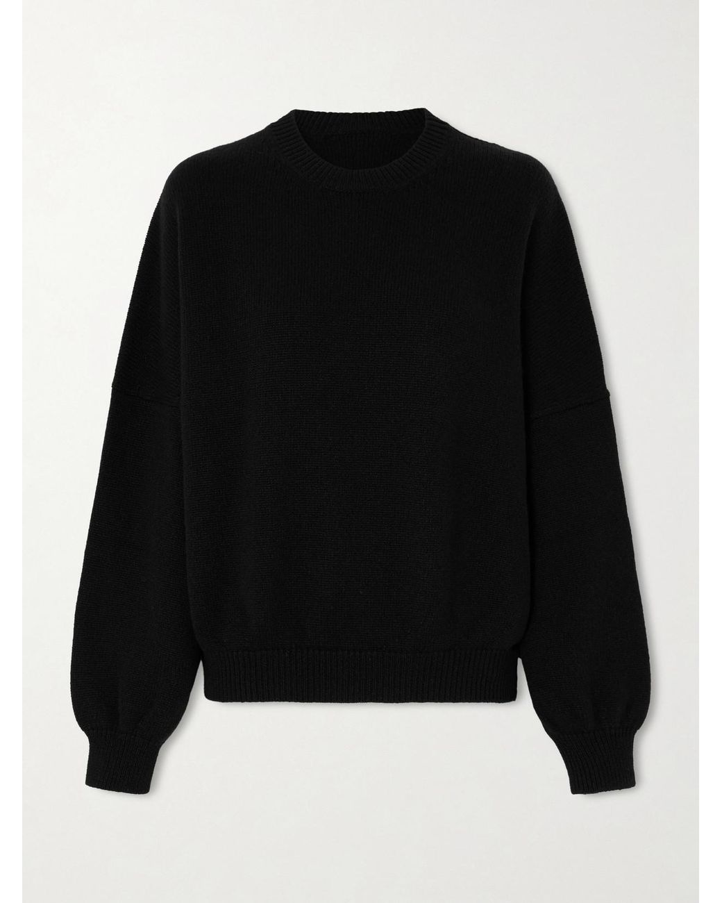 Khaite Black Margaux Cashmere Sweater