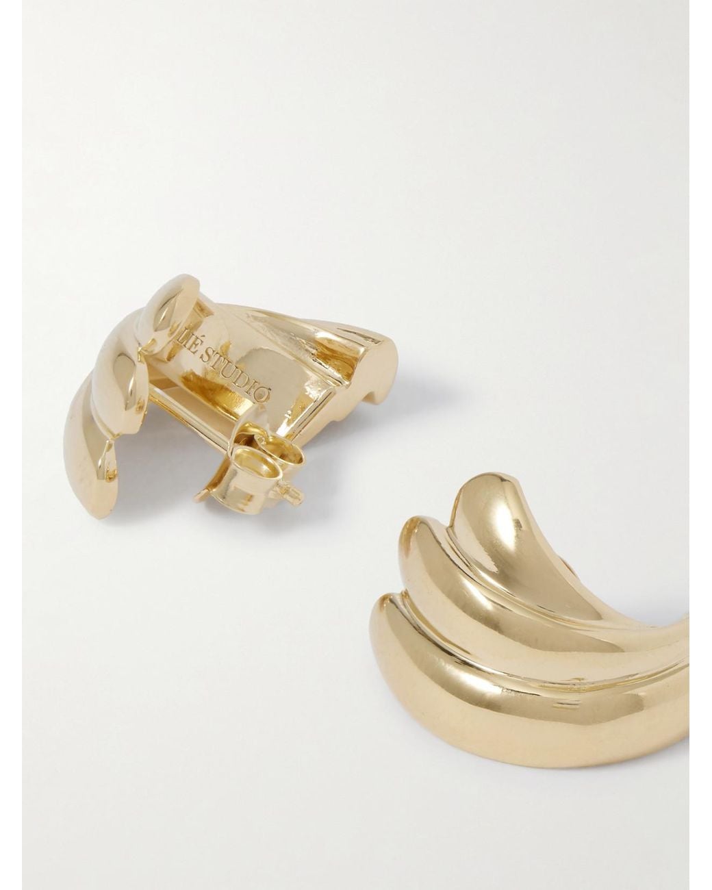 LIE STUDIO White The Magda-Tone Earrings