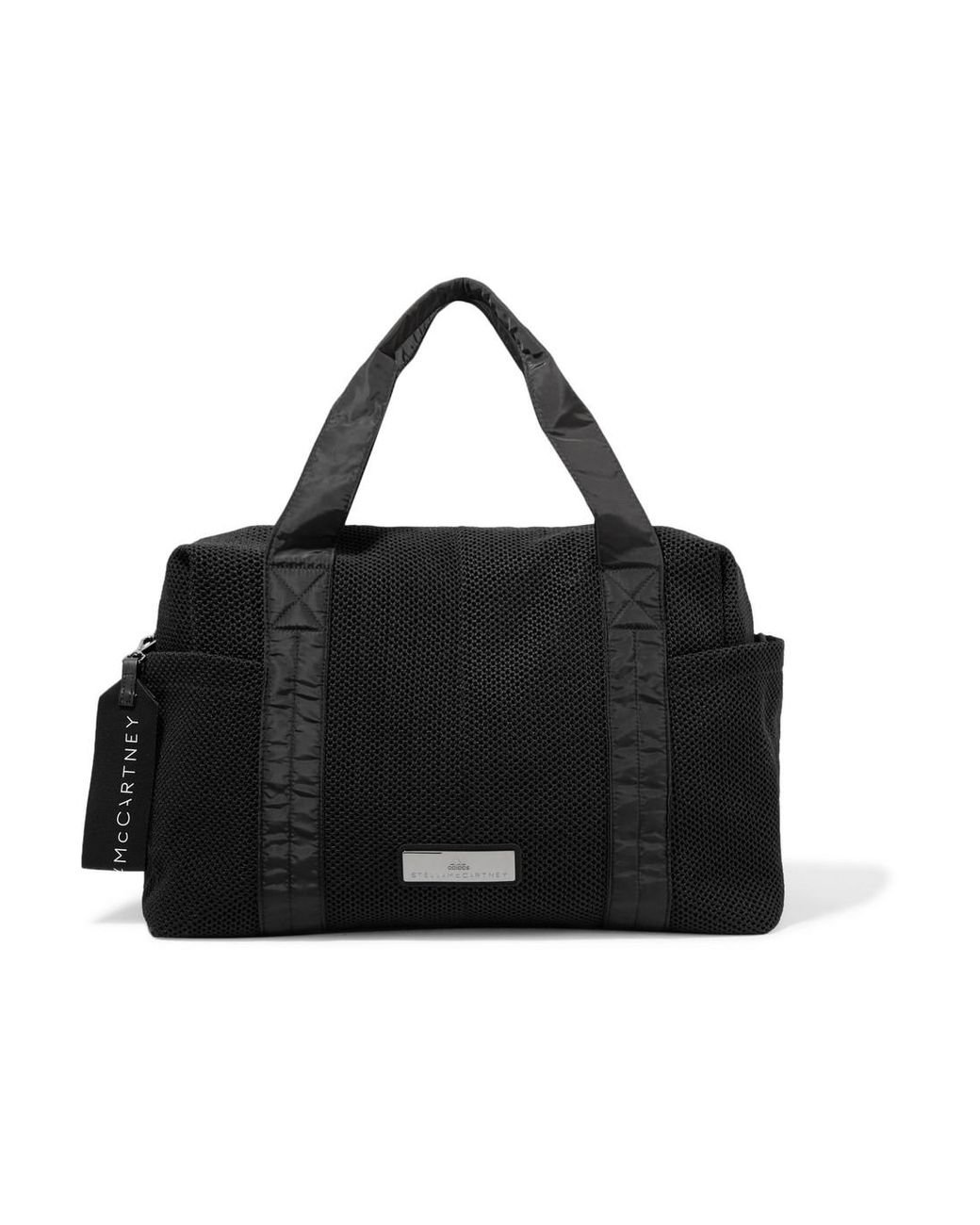 adidas By Stella McCartney Shipshape Mesh Gym Bag in Black | Lyst