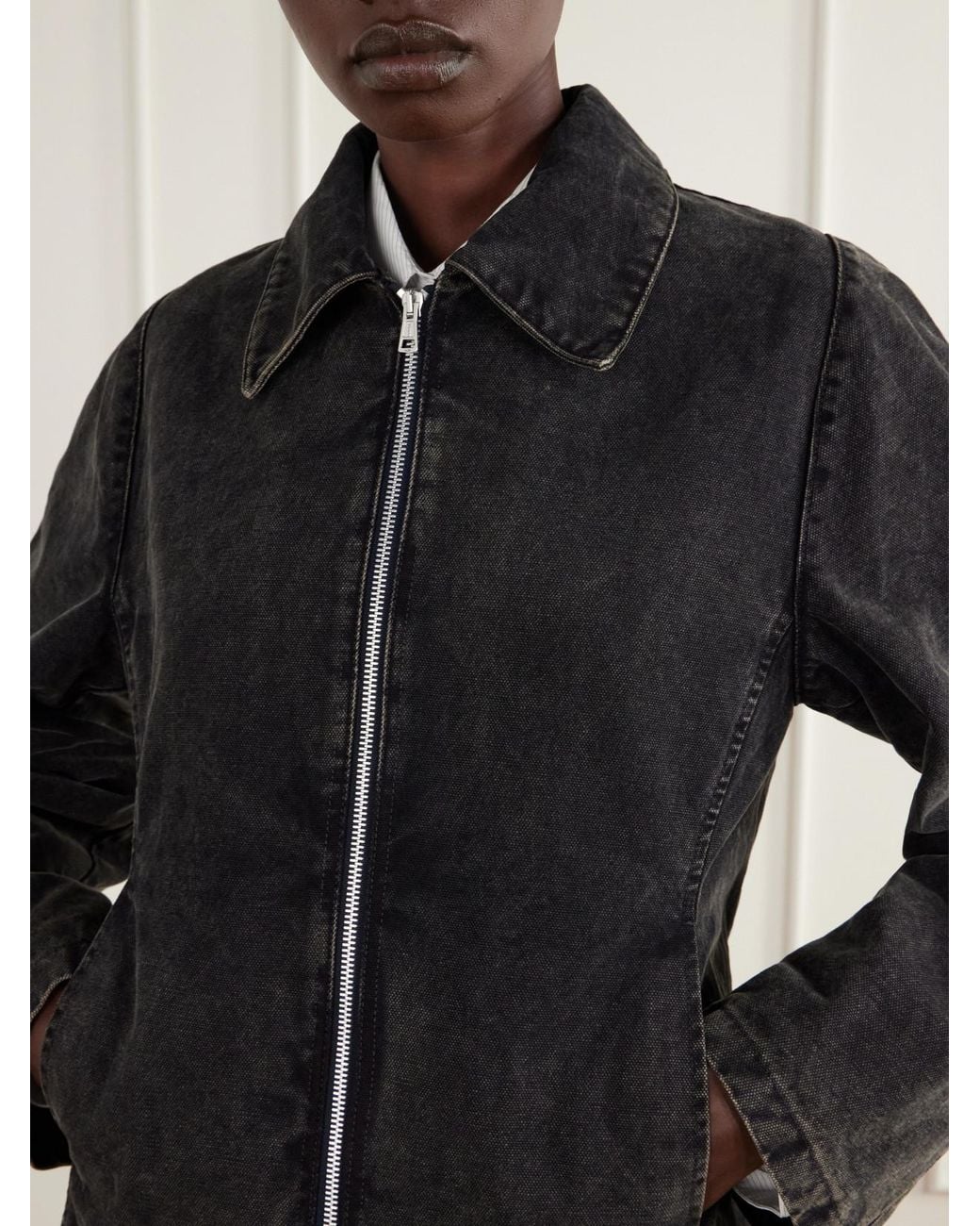 Our Legacy Black Cinched Denim Jacket