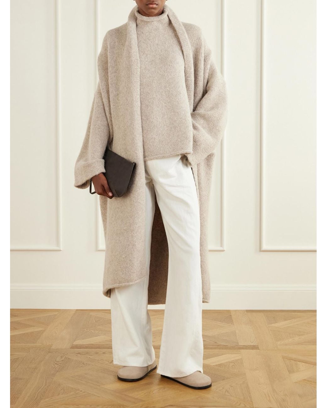 Lauren Manoogian Natural Alpaca-Blend Turtleneck Tank
