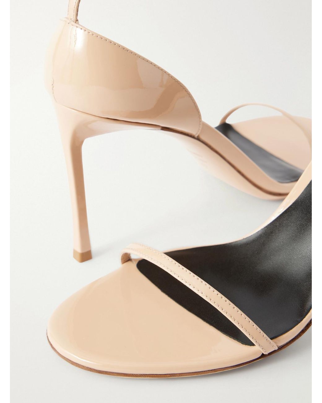 Tom Ford Natural Vertigo 85 Patent Leather Sandals