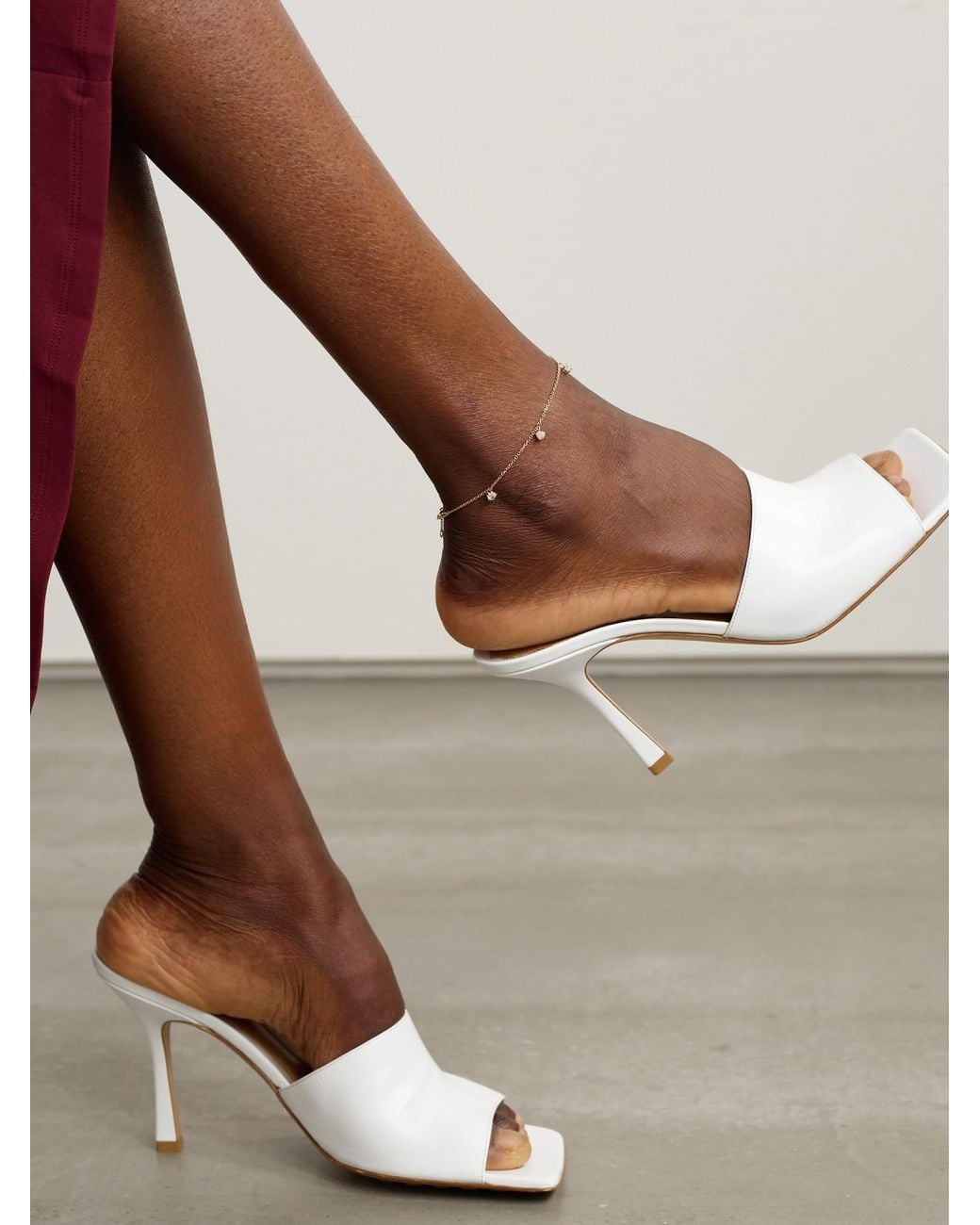 Anita Ko Natural 18-Karat Rose Diamond Anklet