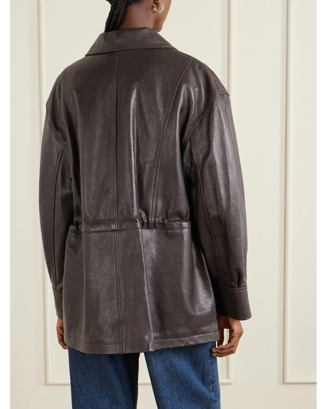Arma Black Leather Jacket