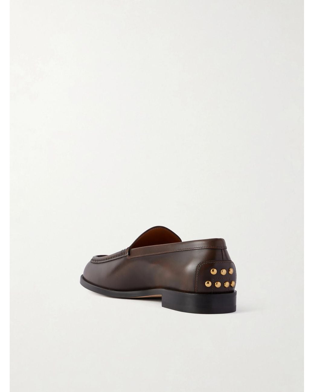 Tod's Brown Leather Loafers