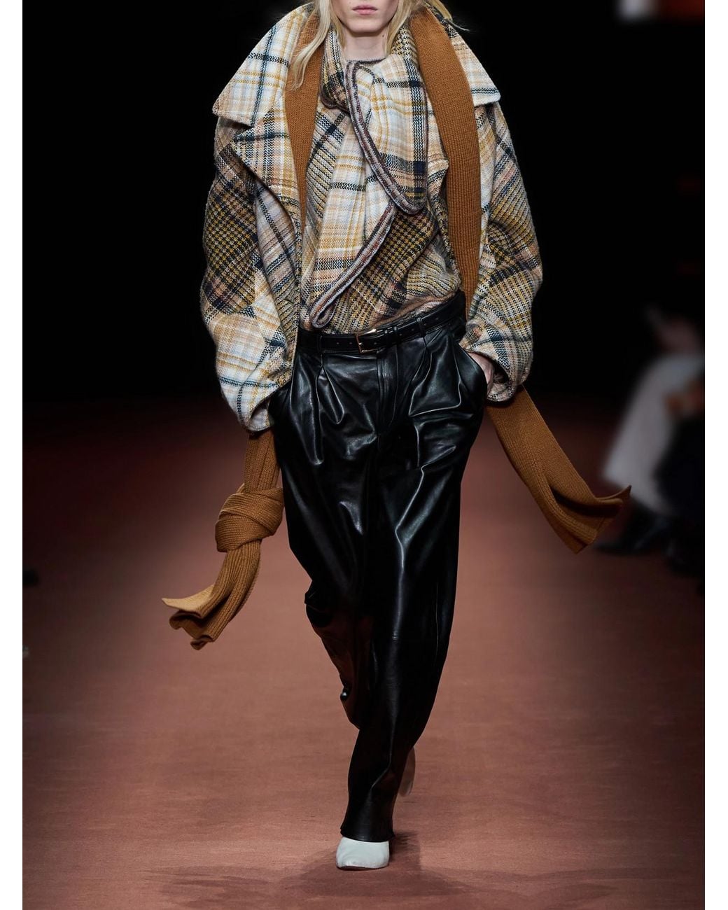 Missoni Natural Padded Checked Wool Bomber Jacket