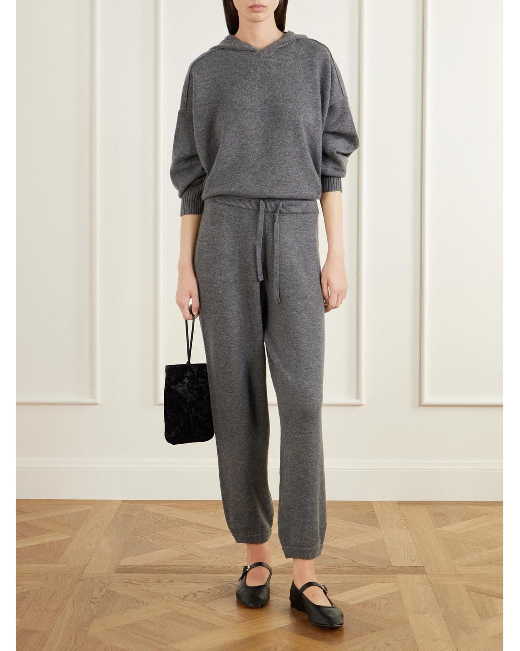 arch4 Gray Oli Cashmere Hoodie And Pants Set