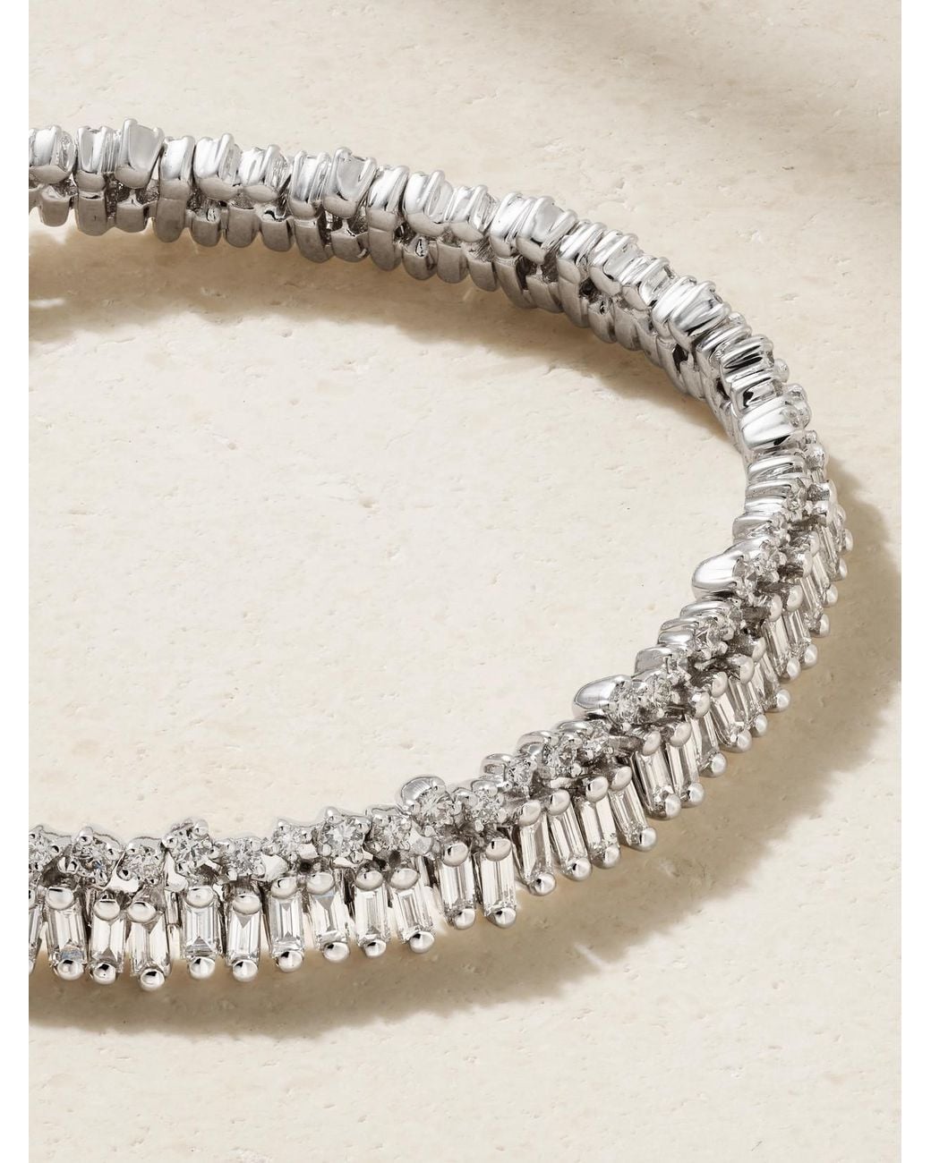 Suzanne Kalan Natural 18-Karat Diamond Bracelet