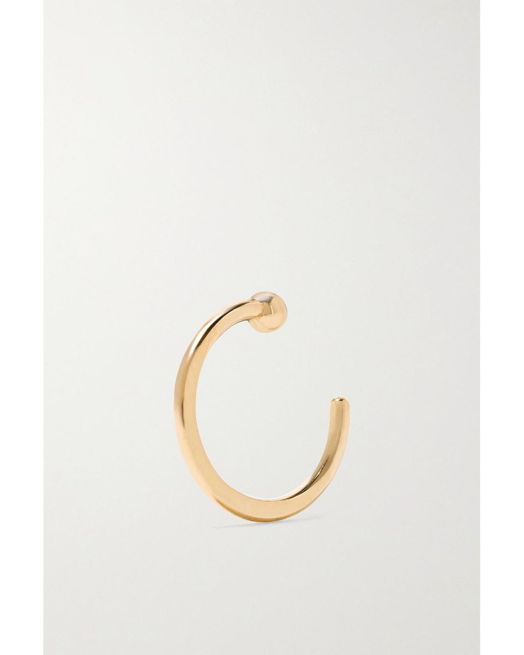 Melissa Joy Manning Metallic 14-Karat Hoop Earrings
