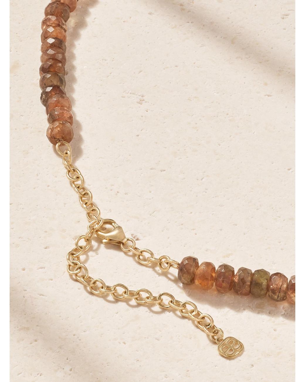 Sydney Evan Natural 14-Karat, Andalusite And Diamond Necklace