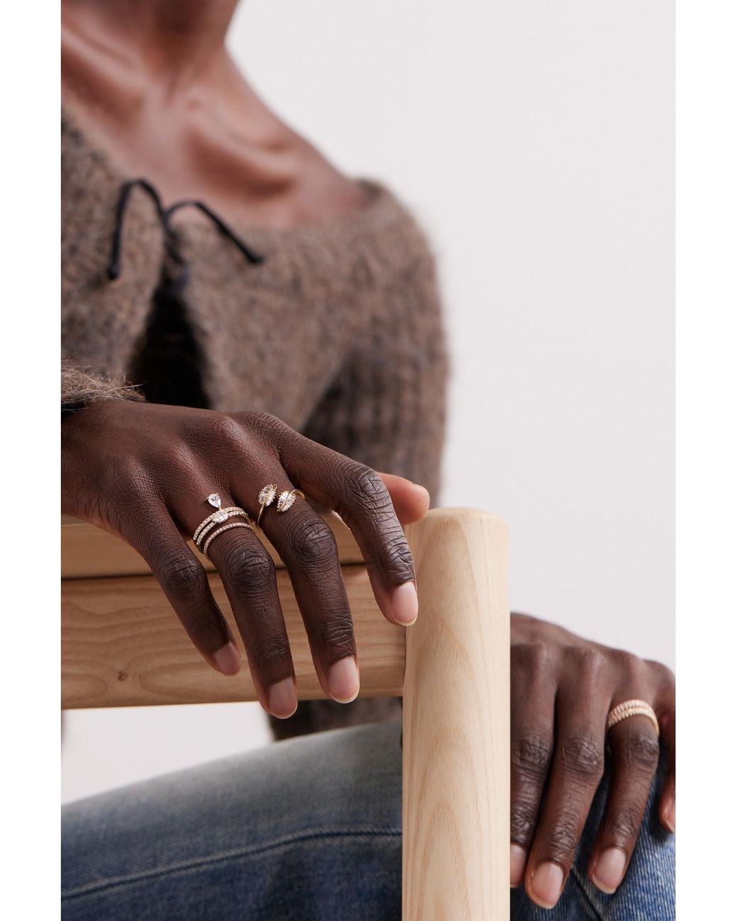 Anita Ko Natural Duchess 18-Karat Diamond Eternity Ring