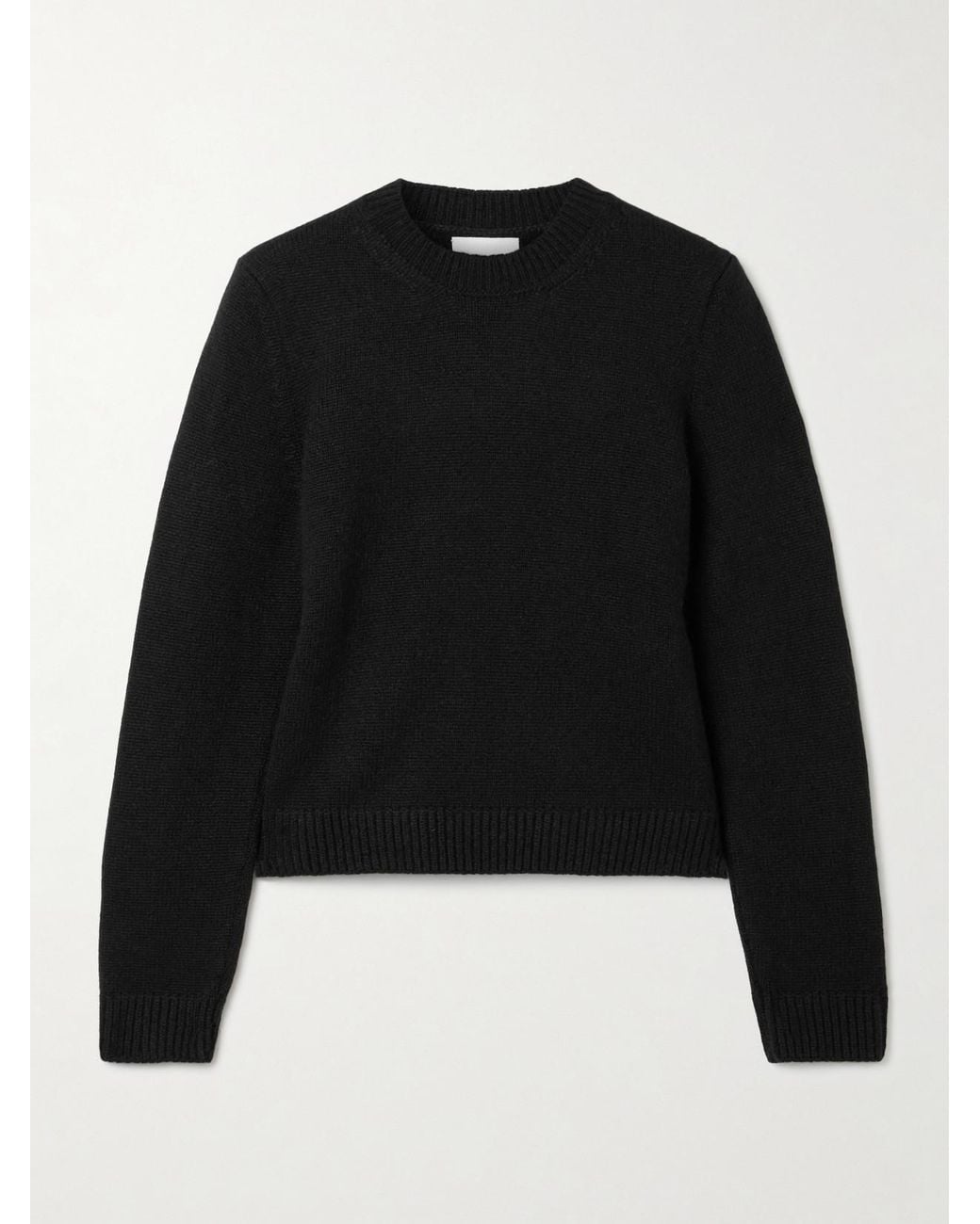 Khaite Black Leta Cashmere Sweater