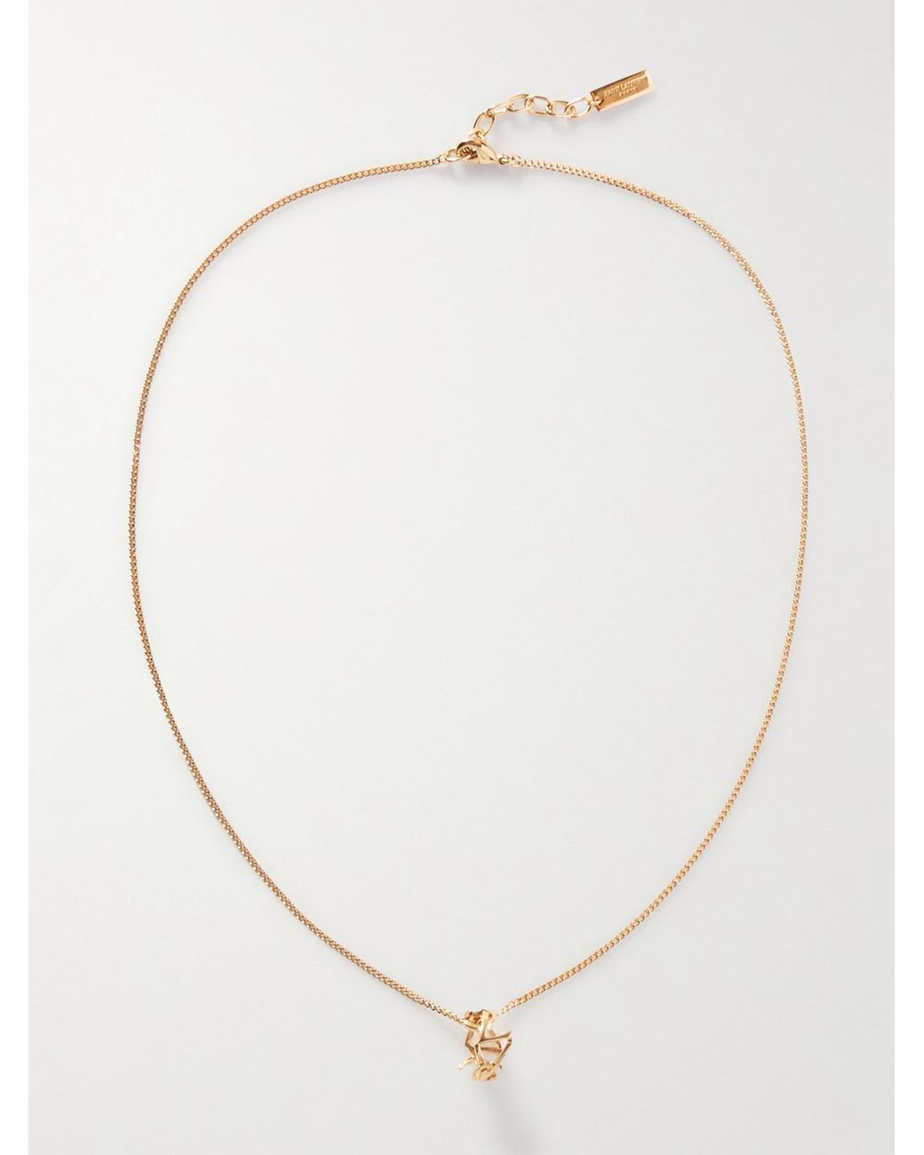 Saint Laurent Natural Tone Necklace