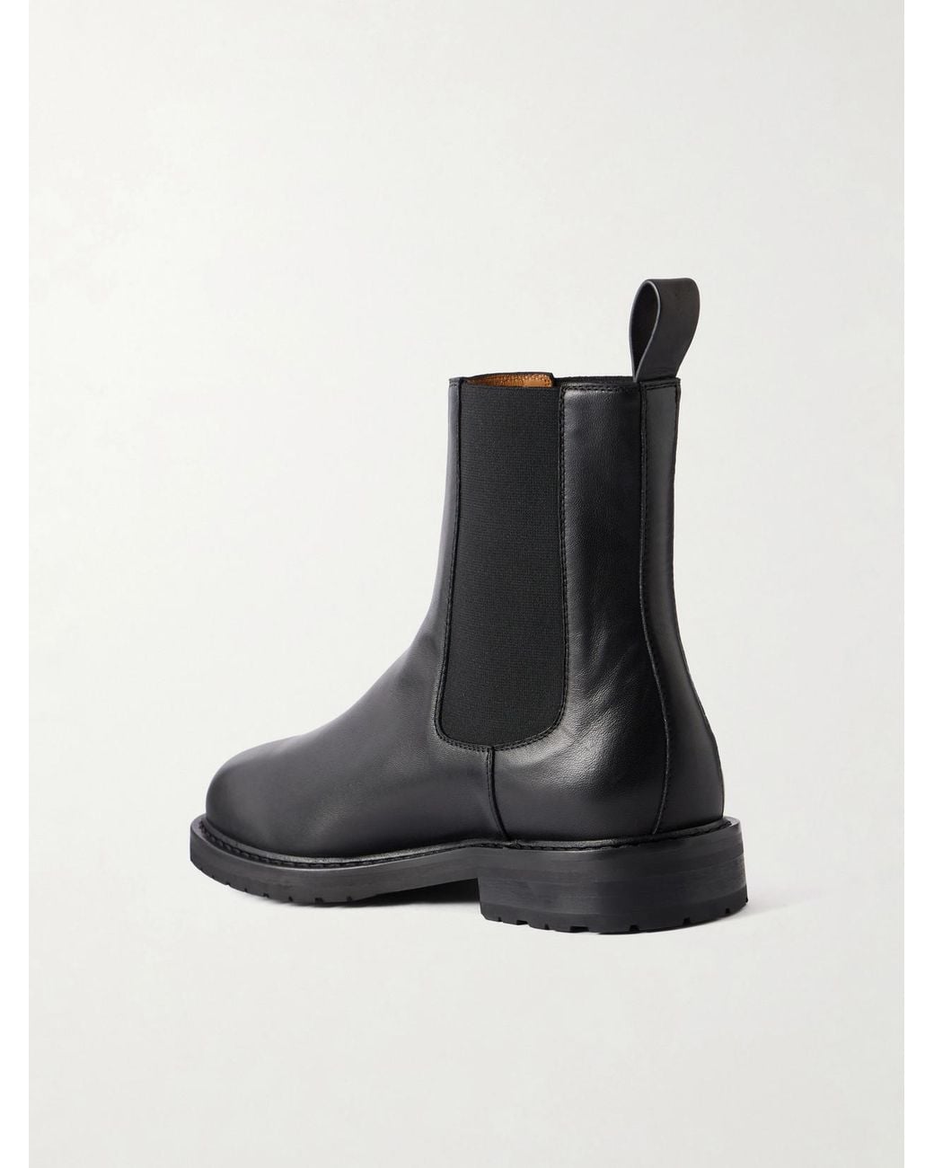 LEGRES Black 25 Leather Chelsea Boots
