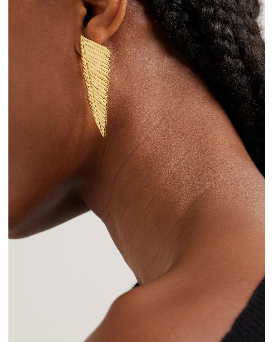 YSSO Metallic Eden Rock St Barths Ylang Ylang Vergoldete Ohrringe