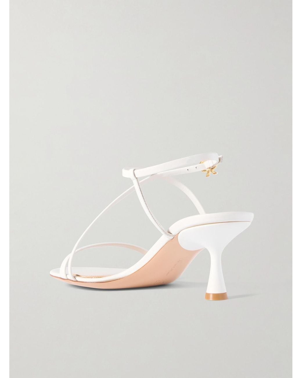 Gianvito Rossi Natural 55 Leather Sandals