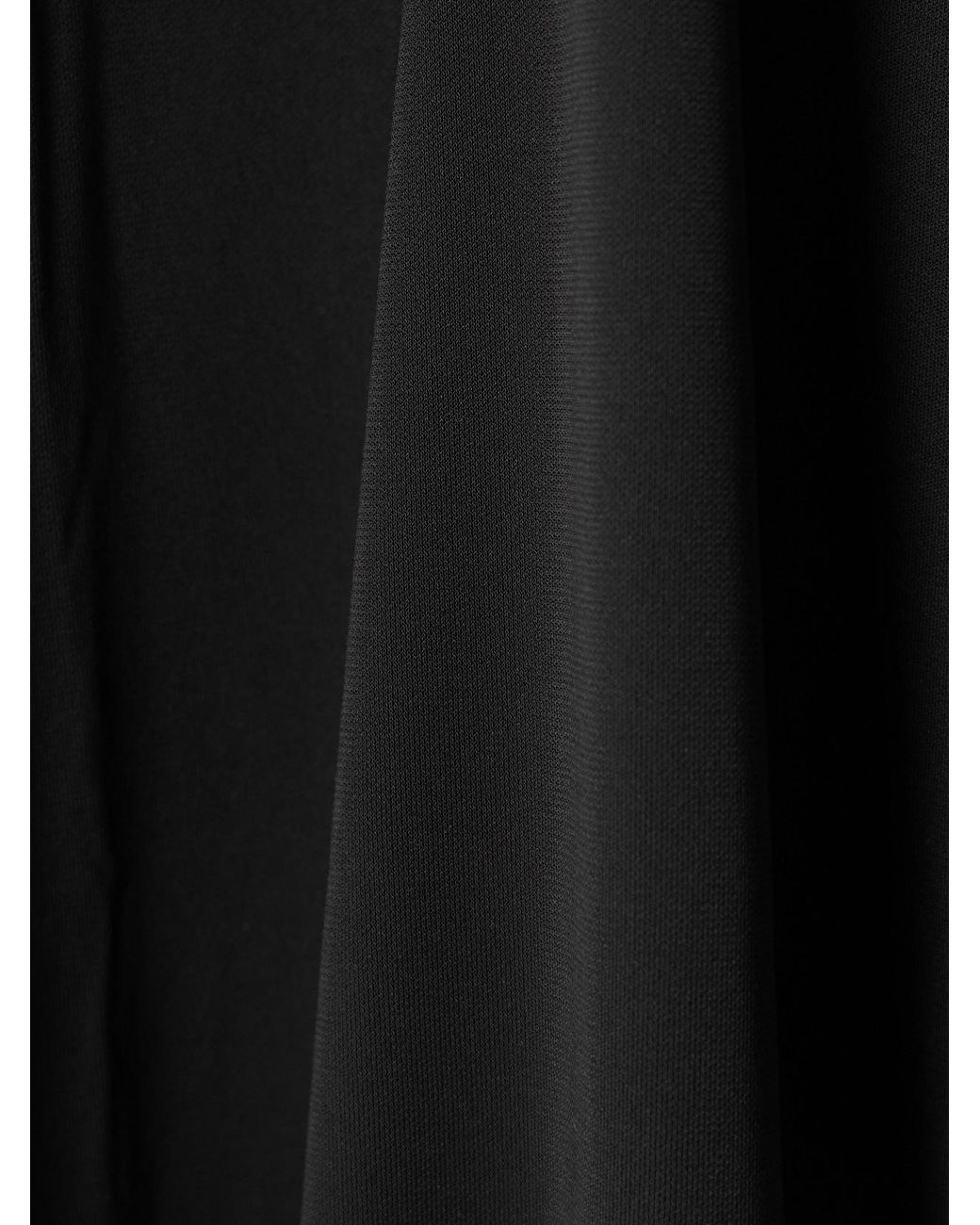 Totême Black Jersey Midi Dress