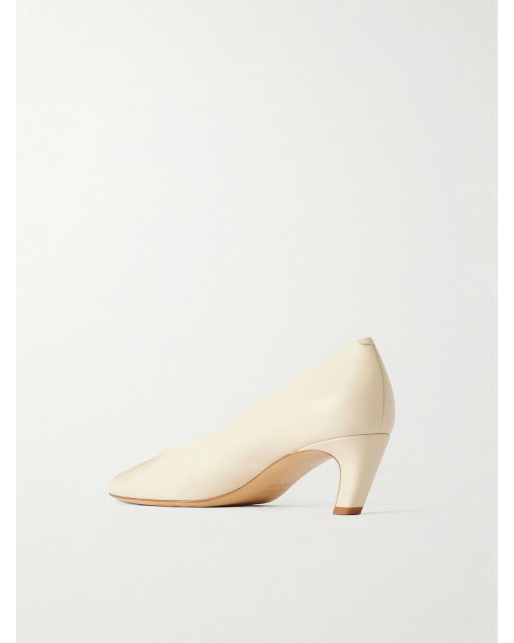Gabriela Hearst Natural Peggy 50 Leather Pumps