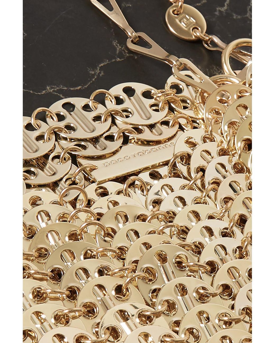 Rabanne Natural 1969 Nano Chainmail Shoulder Bag