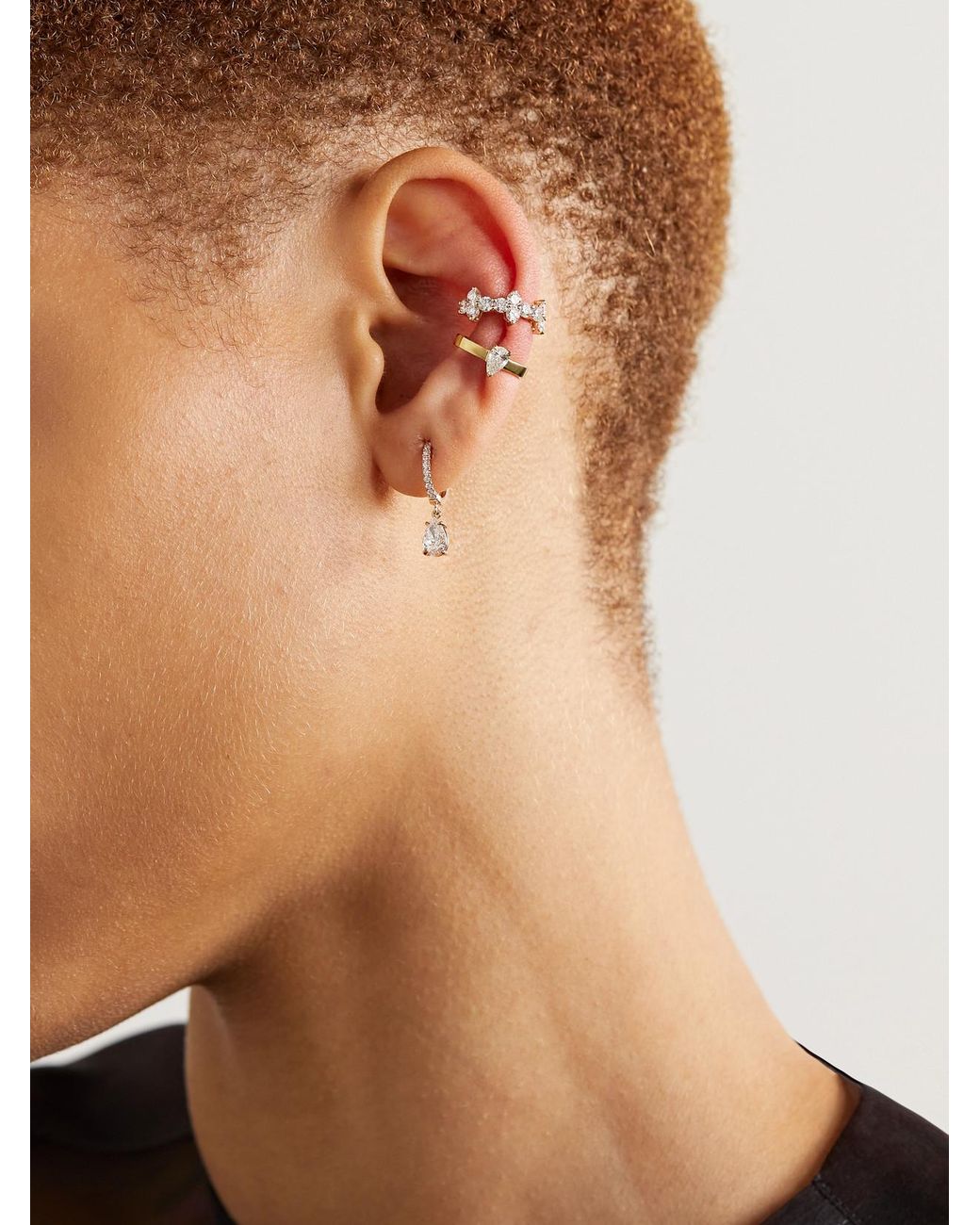 Anita Ko Natural 18-Karat Diamond Ear Cuff