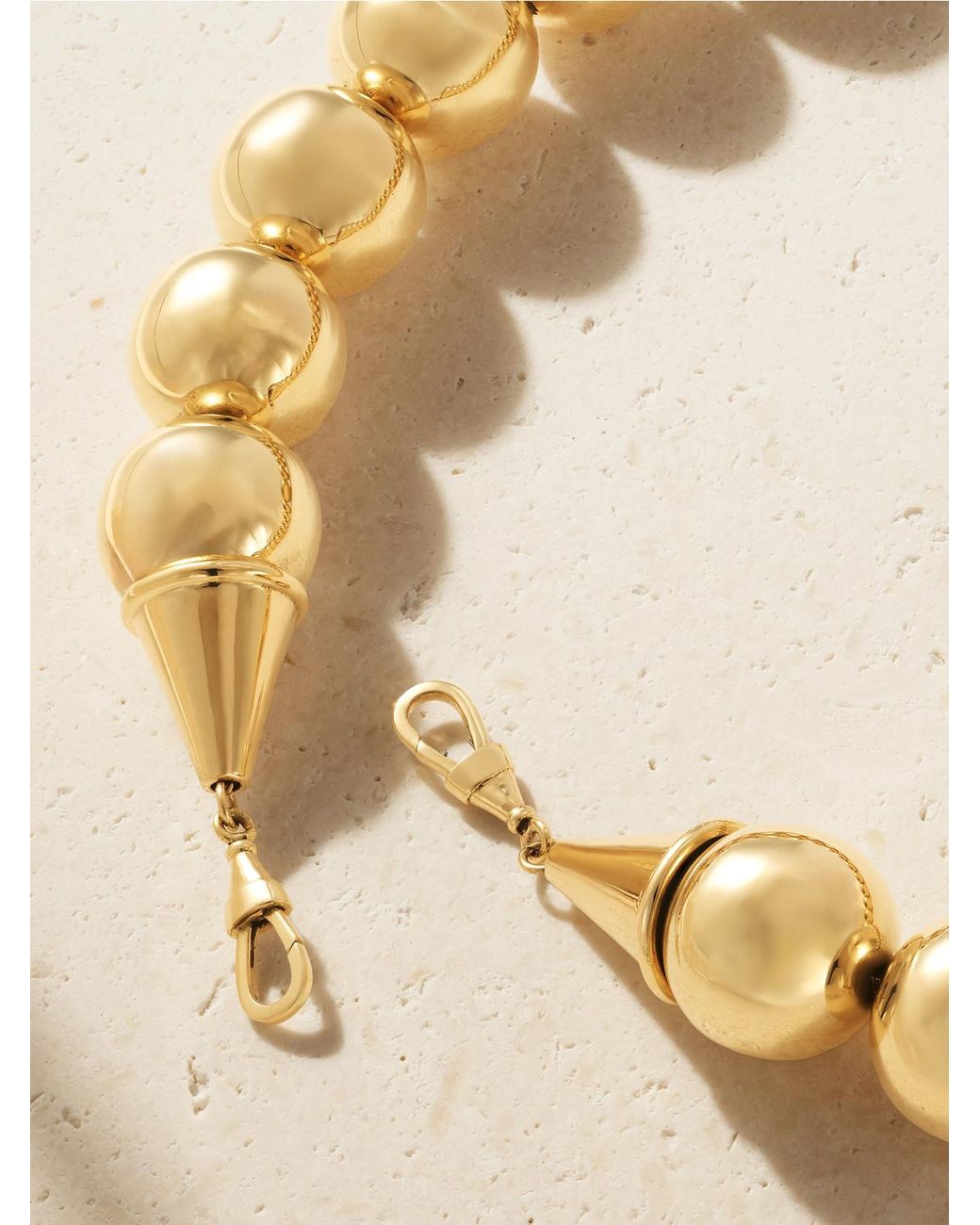 Marie Lichtenberg Metallic Grain D'Or 18-Karat Necklace