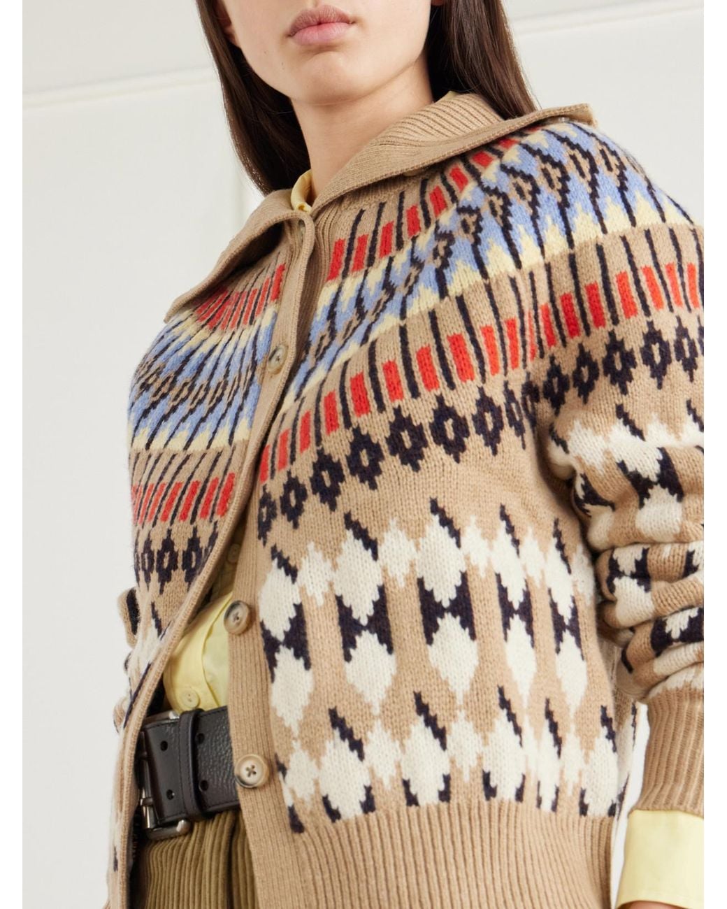 Polo Ralph Lauren Natural Wool And Cashmere-Blend Cardigan