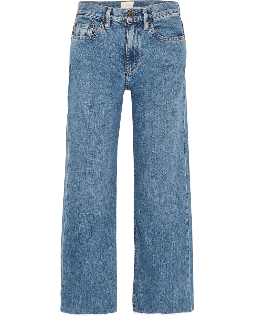 Simon Miller W006 Marlo High-rise Wide-leg Jeans in Blue | Lyst