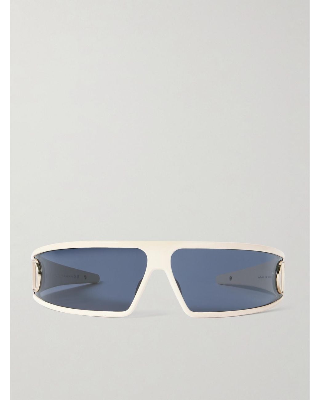 Dior Blue Verydior M1U Wrap-Around Acetate Sunglasses