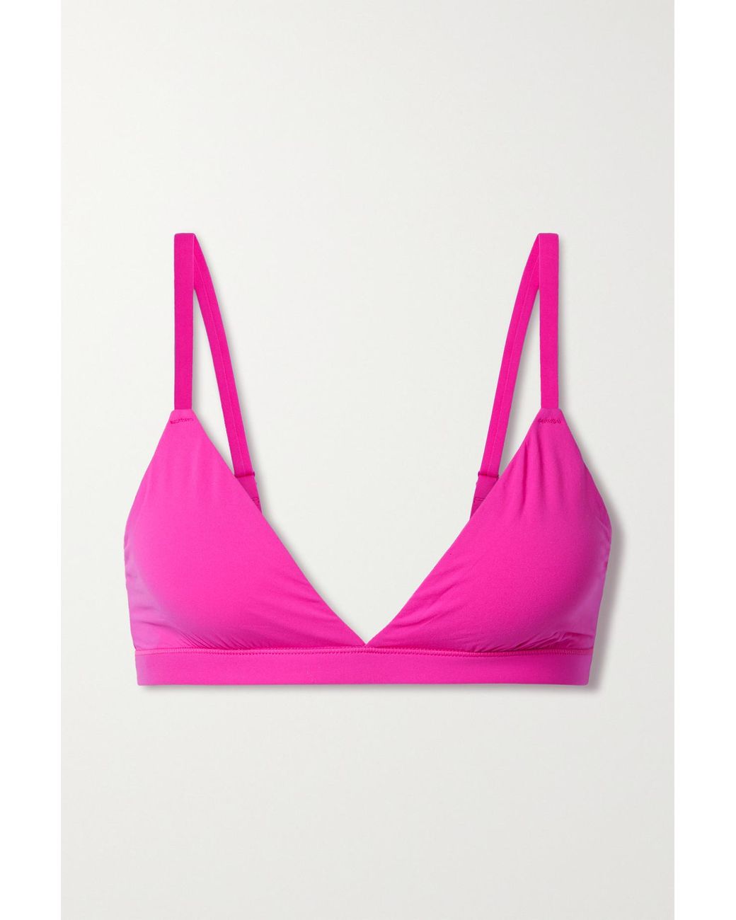 Skims Fits Everybody Triangle Bralette in Pink