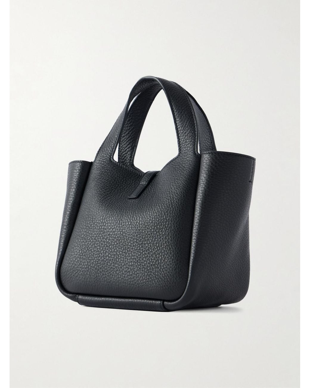 Saint Laurent Black Le 5 À 7 Bea Baby Leather Top-Handle Bag