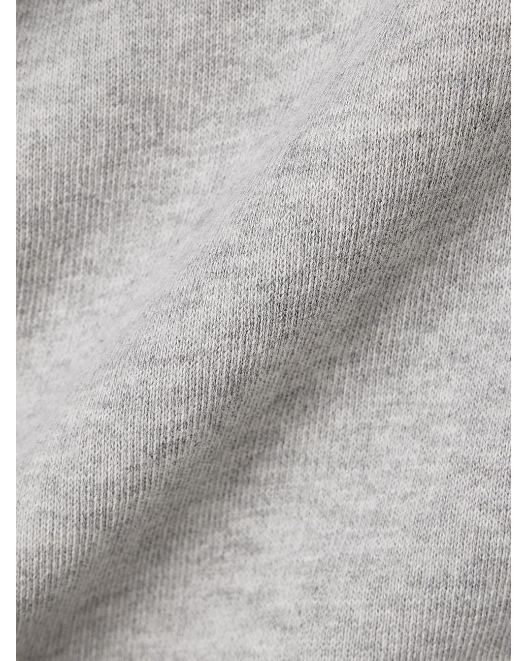 RÙADH Gray The Scott Organic Cotton-Jersey Hoodie