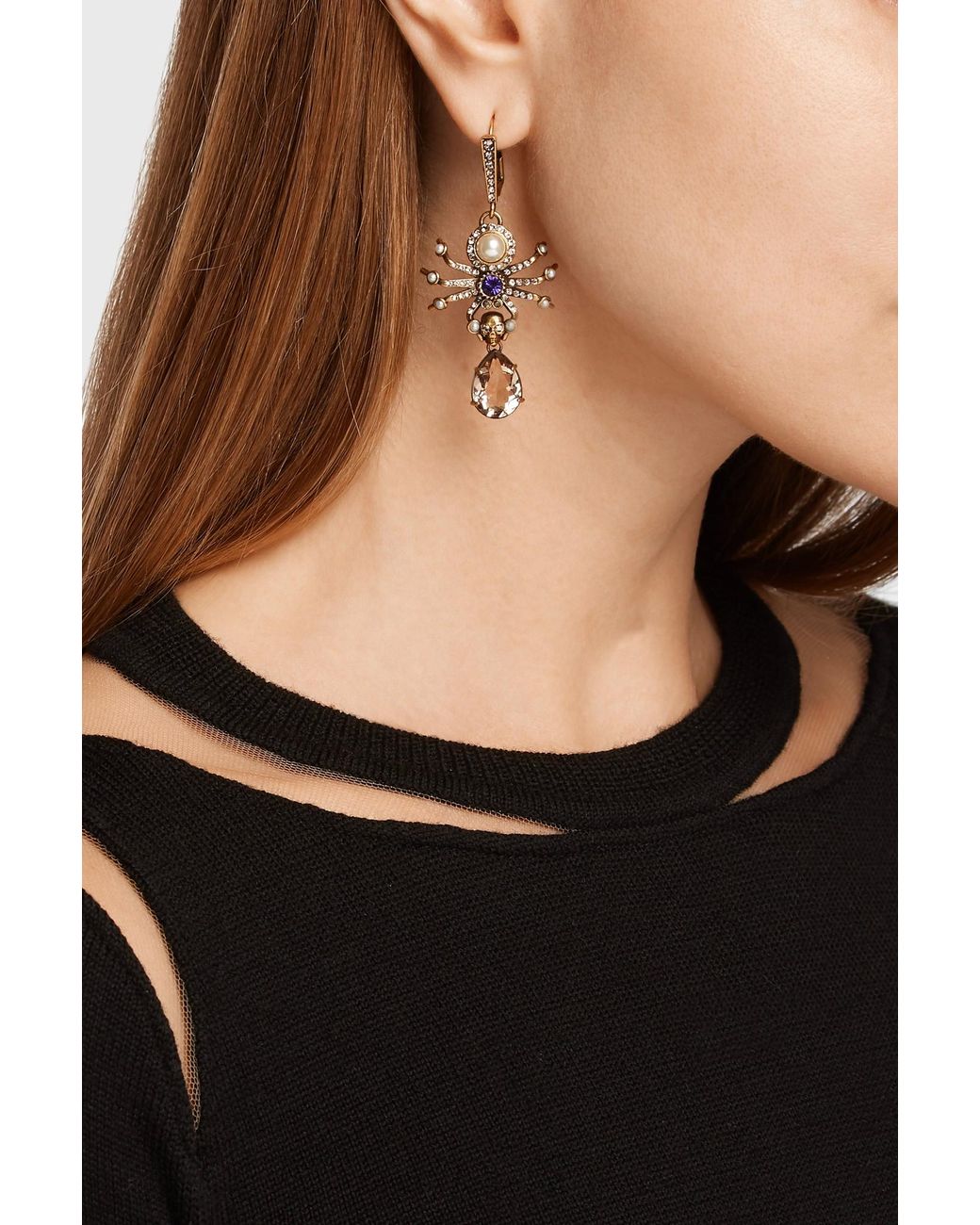 Alexander mcqueen spider best sale earrings