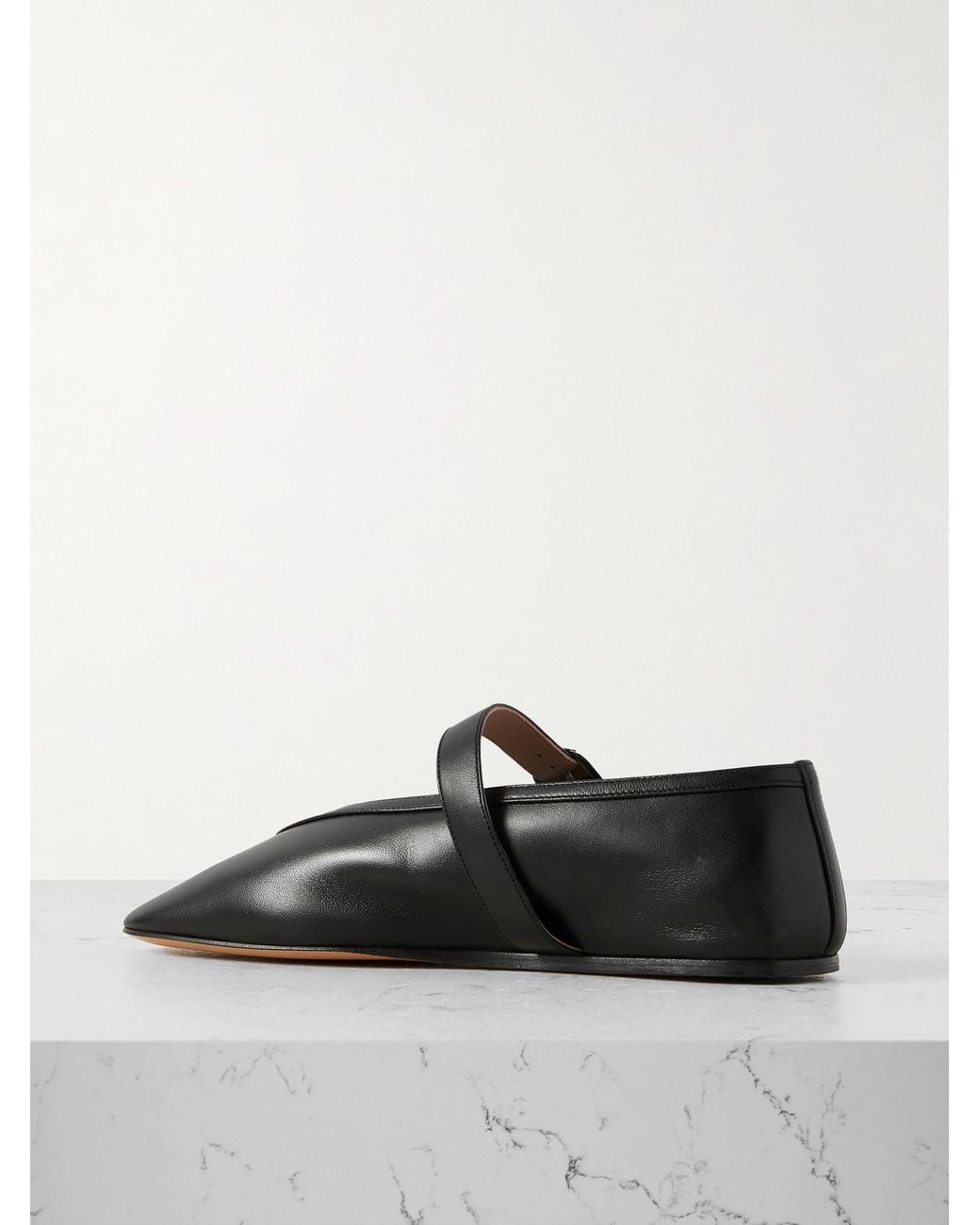 Le Monde Beryl Stella Leather Mary Jane Ballet Flats in Black | Lyst